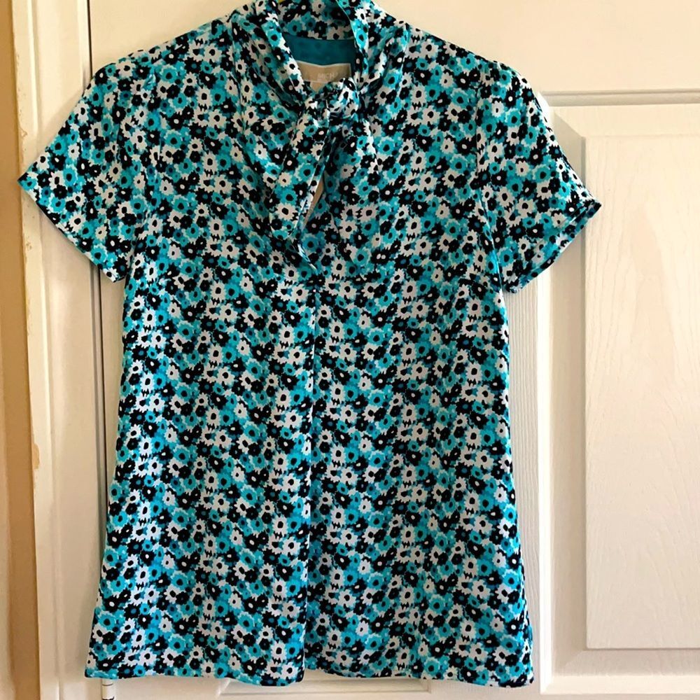 Michael Kors TileBlu/Blck top - Picture 2 of 8